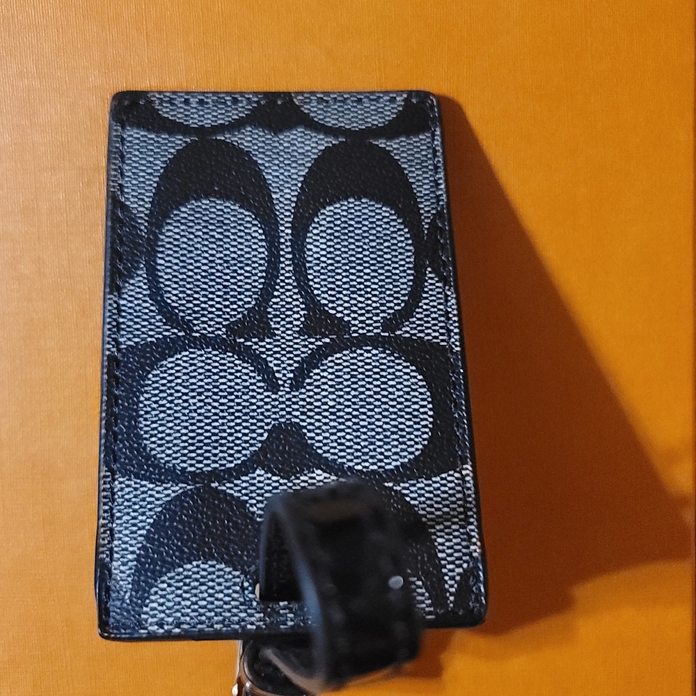 Coach Luggage Tag